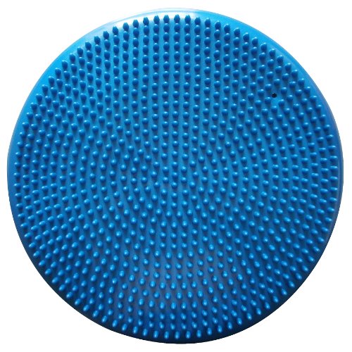 Air Stability Wobble Cushion, Blue, 34cm / 13.5in Diameter, Pump Included